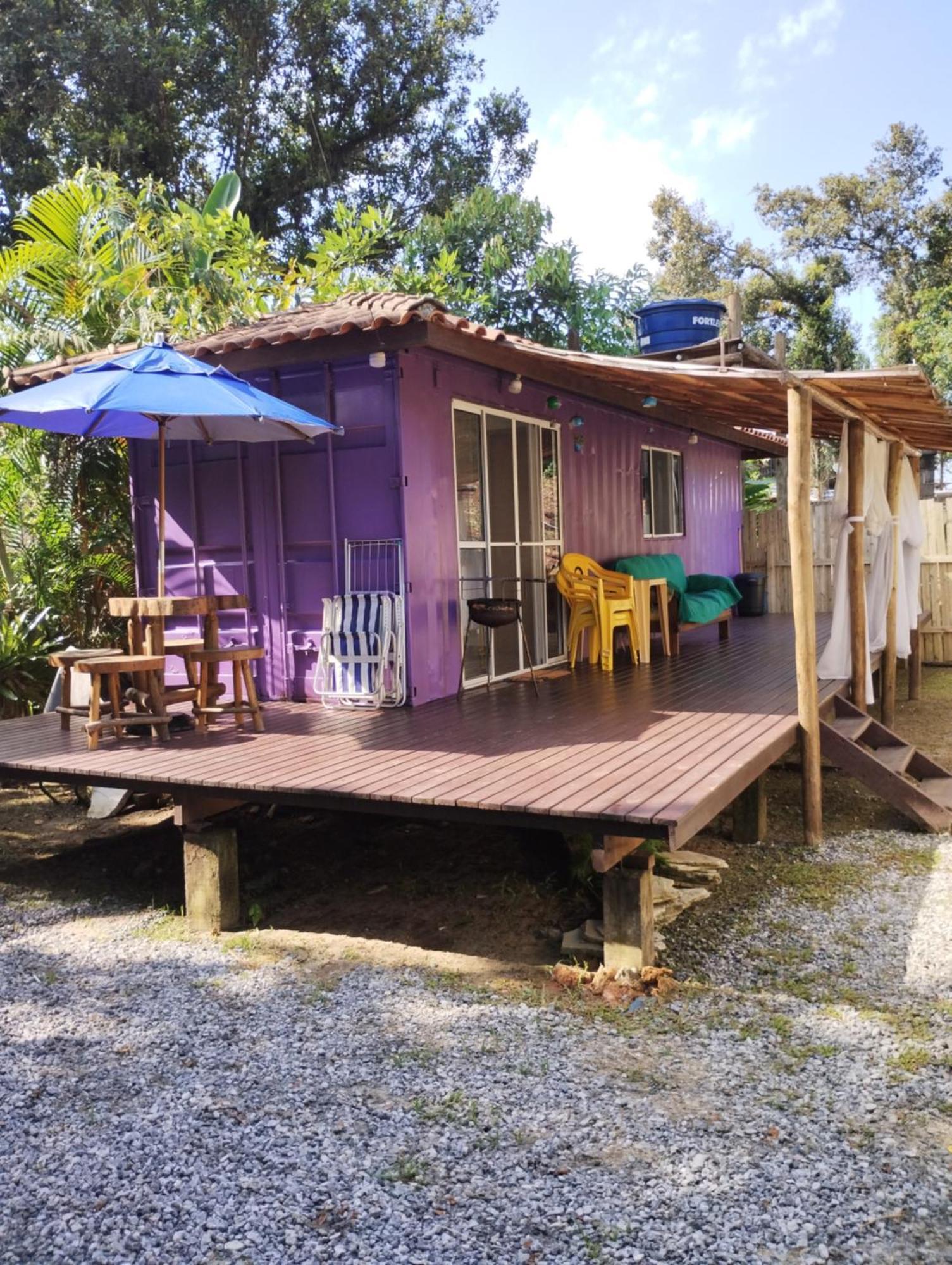 Kitnet Conteiner Climatizada Villa Ubatuba Kültér fotó